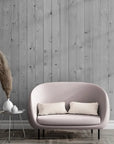 Wood Wallpaper - Scandinavian Bleached Planks