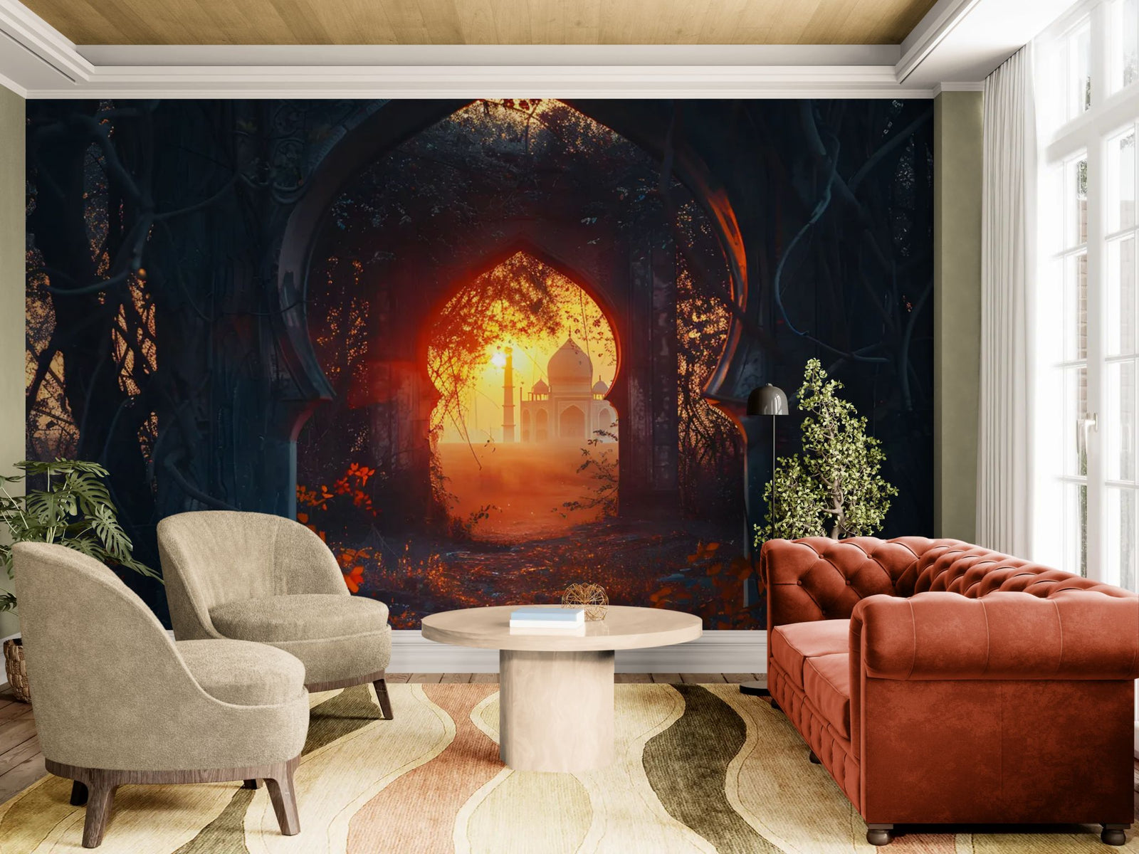 Architecture Wallpaper – Dark Arch View of Oriental Palace