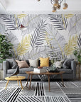 Foliage Wallpaper - Elegant Graphic Leaves