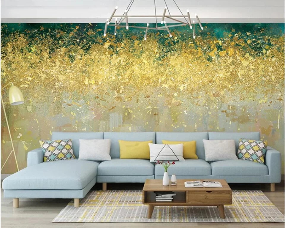 Art &amp; Deco Wallpaper - Abstract Gold Sparkle
