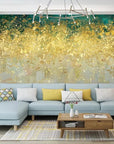 Papier Peint Art & Déco - Éclat d’Or Abstrait
