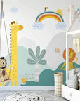Papier Peint Enfant - Savane Joyeuse