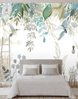 Foliage Wallpaper - Plant Softness and Hummingbirds