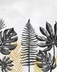 Papier Peint Plantes - Noir Et Blanc