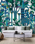 Papier Peint Abstrait - Forêt Tropicale Luxuriante