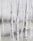 Papier Peint Forêt - Bouleaux d'Hiver