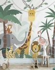 Children's Wallpaper – Playful Animals