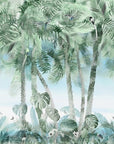 Tropical Wallpaper - Light Jungle in Watercolor Tones