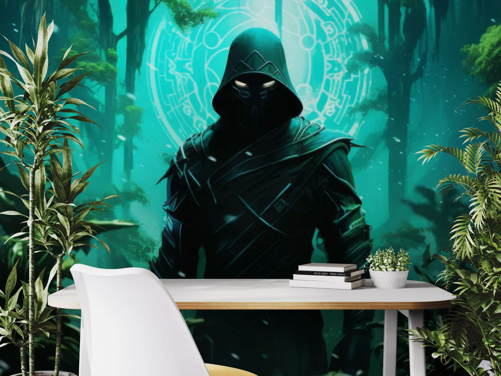 Papier Peint Fantasy - Gardien Mystique de la Forêt