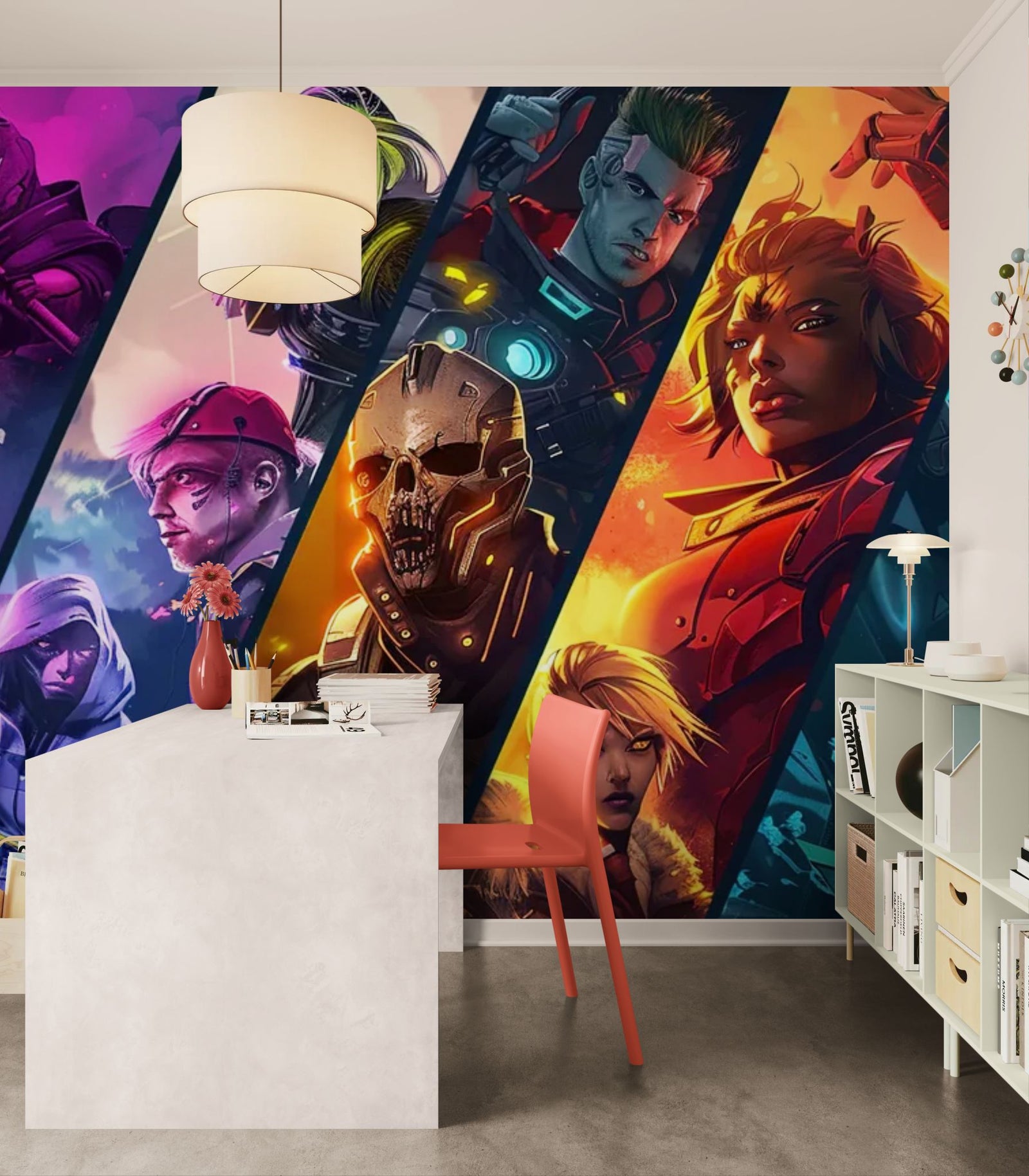 Papier Peint Cyberpunk - Lignées Rebelles Néon