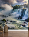 Papier peint cascades - rideau d'eau sauvage