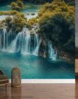 Papier peint cascades - torrent des bois