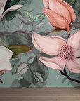 Papier peint fleuri - magnolias géants modernes