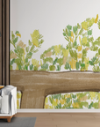 Papier peint feuillage - balcon de lierre
