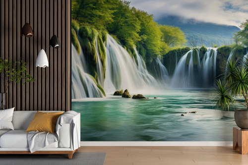 Waterfall wallpaper - majestic waterfall circus