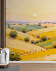 Papier peint campagne - panorama de toscane
