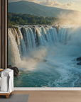 Papier peint cascades - chutes d'eau tropicales