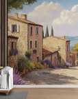 Papier peint campagne - ruelle provençale