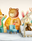 Papier peint enfant – Animaux de la forêt illustrés