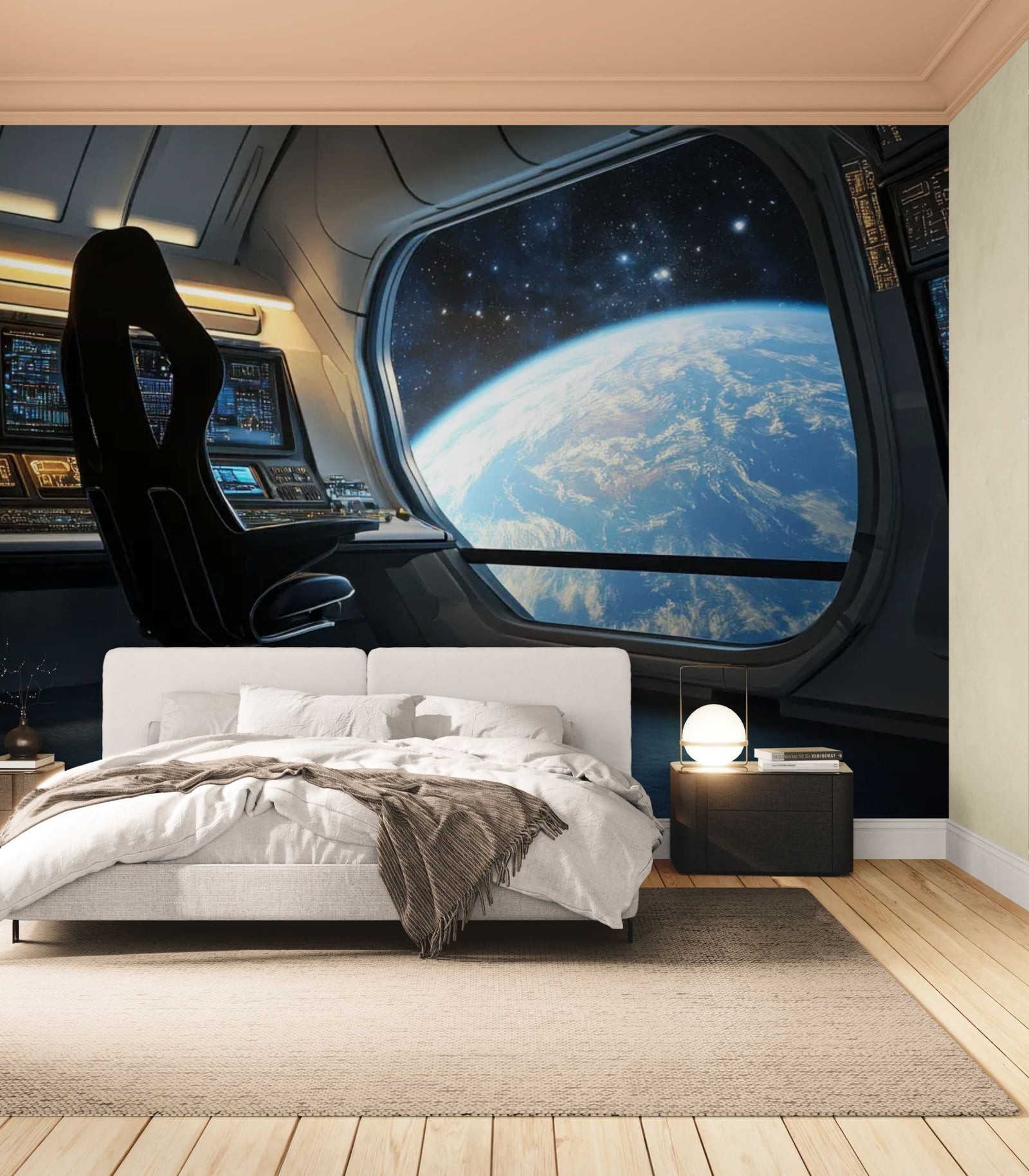 Papier Peint Espace - Passerelle Stellaire