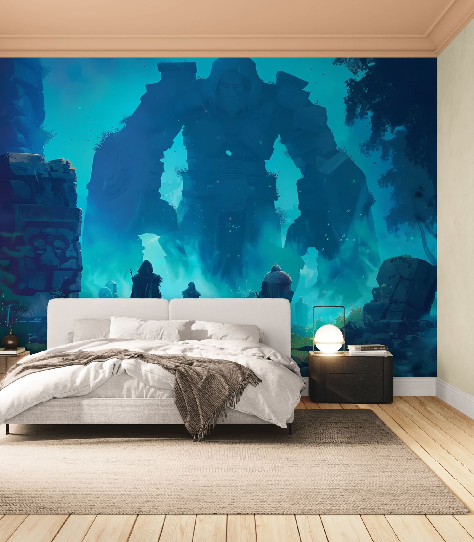 Papier Peint Fantasy - Colosse des Ruines