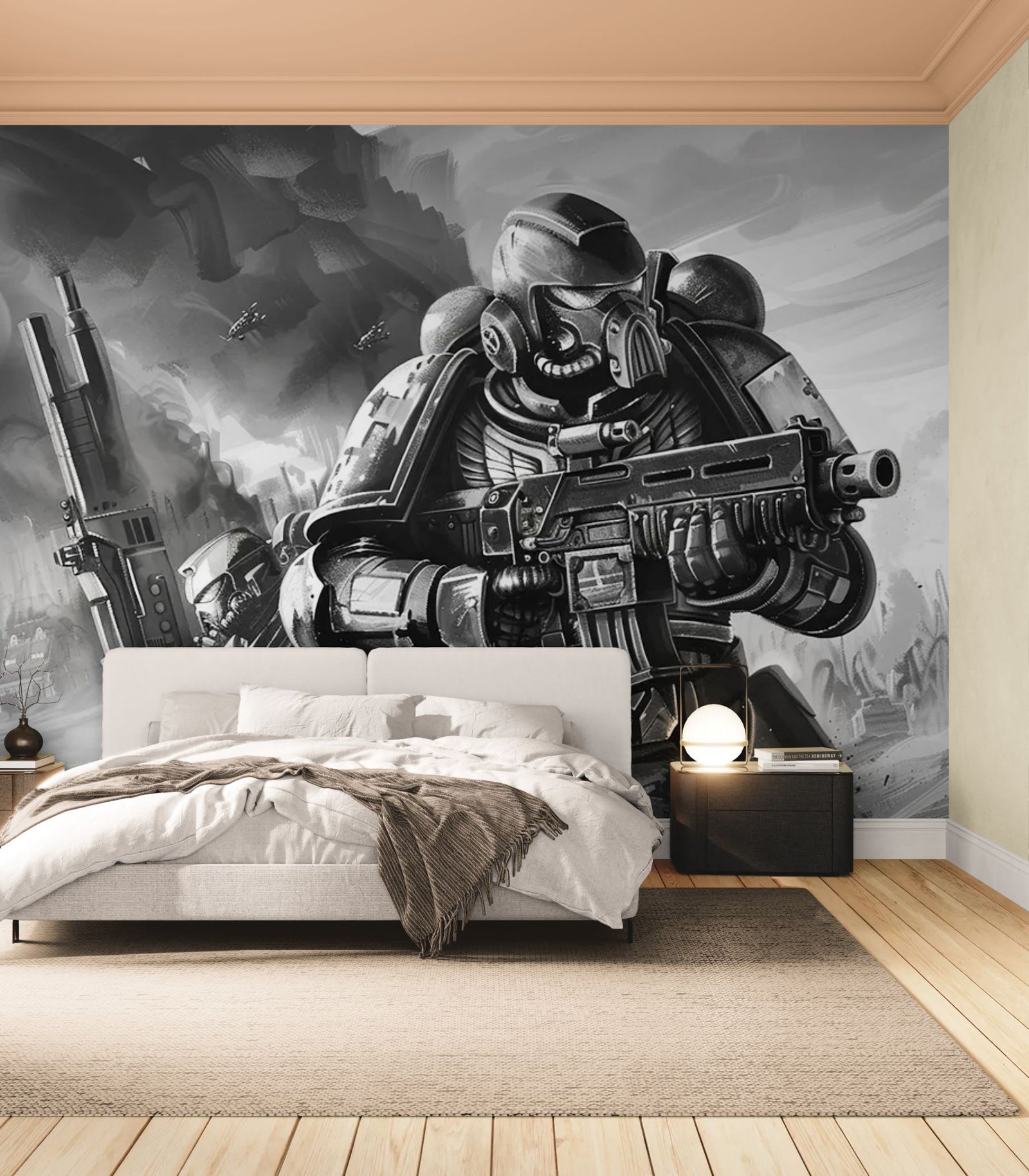 Papier Peint Futuriste - Soldats d’Acier
