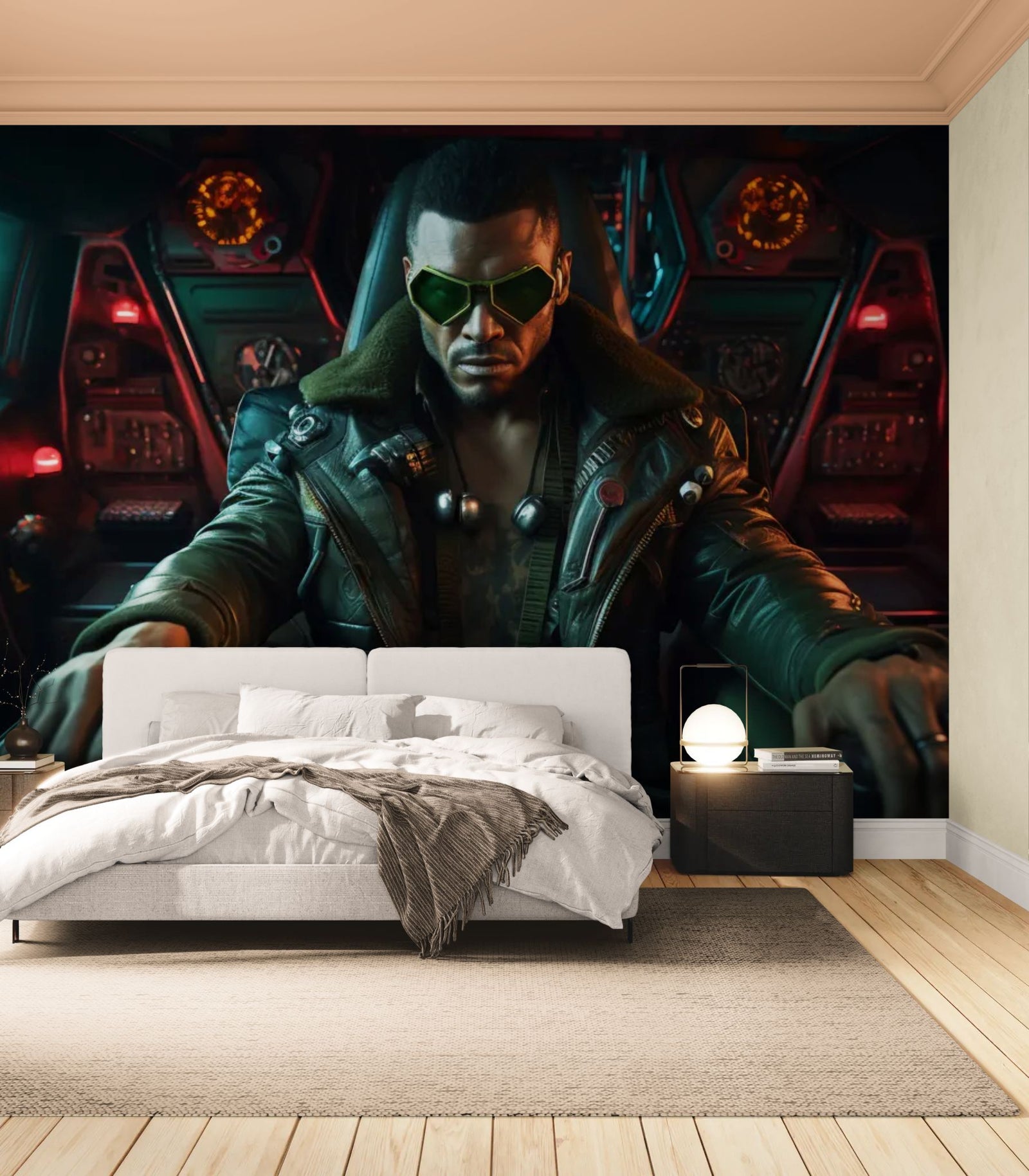 Papier Peint Cyberpunk - Commandant