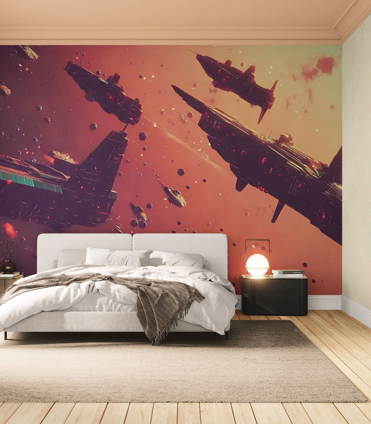 Science-Fiction-Tapete - Sternenflotte