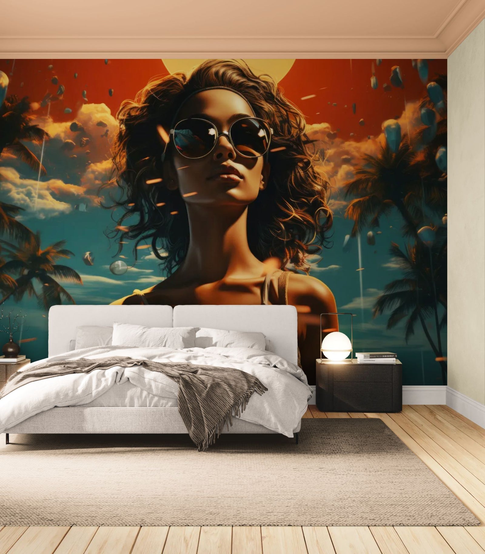 Papier Peint Summer Vibes - Reine du Soleil