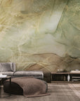 Abstract wallpaper – organic texture with golden highlights