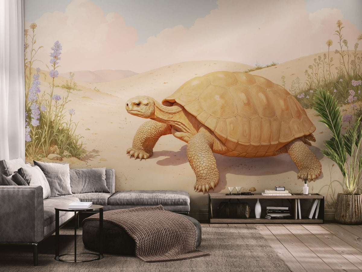 Tiermotiv-Tapete – Wüsten-Schildkröte