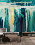 Artistic Wallpaper – Poetic Cascade Digital Painting