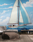 Wallpaper Illustration – Peaceful View of Animated Water