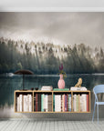 Papier Peint Nature - Baie Brumeuse des Pins
