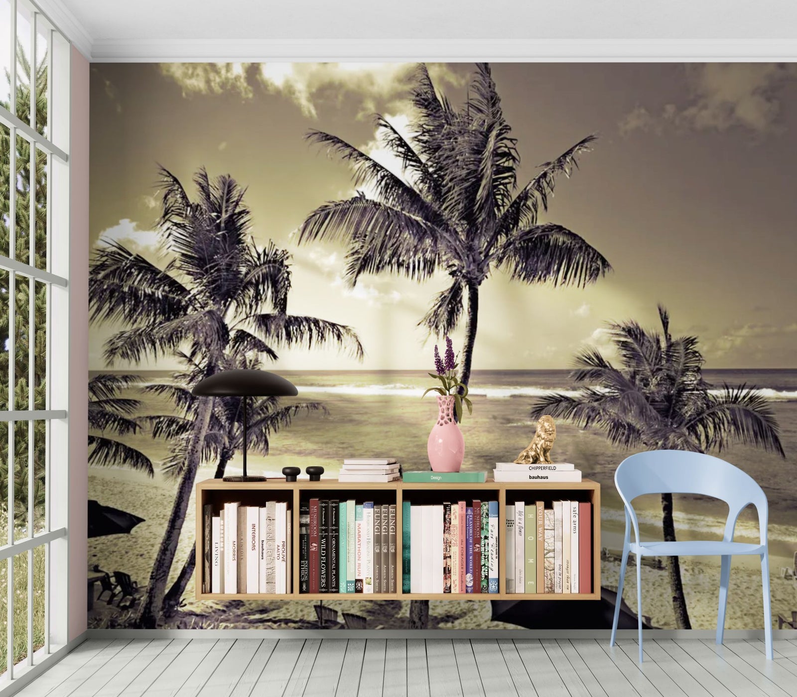 Papier Peint Plage – Palm Beach Vintage