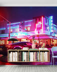 Miami Wallpaper - Neon Art Deco Supercar