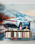 Papier Peint Voiture – Supercar dans la neige