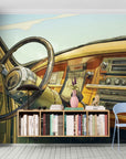Vintage Car Wallpaper - Oldtimer Dashboard