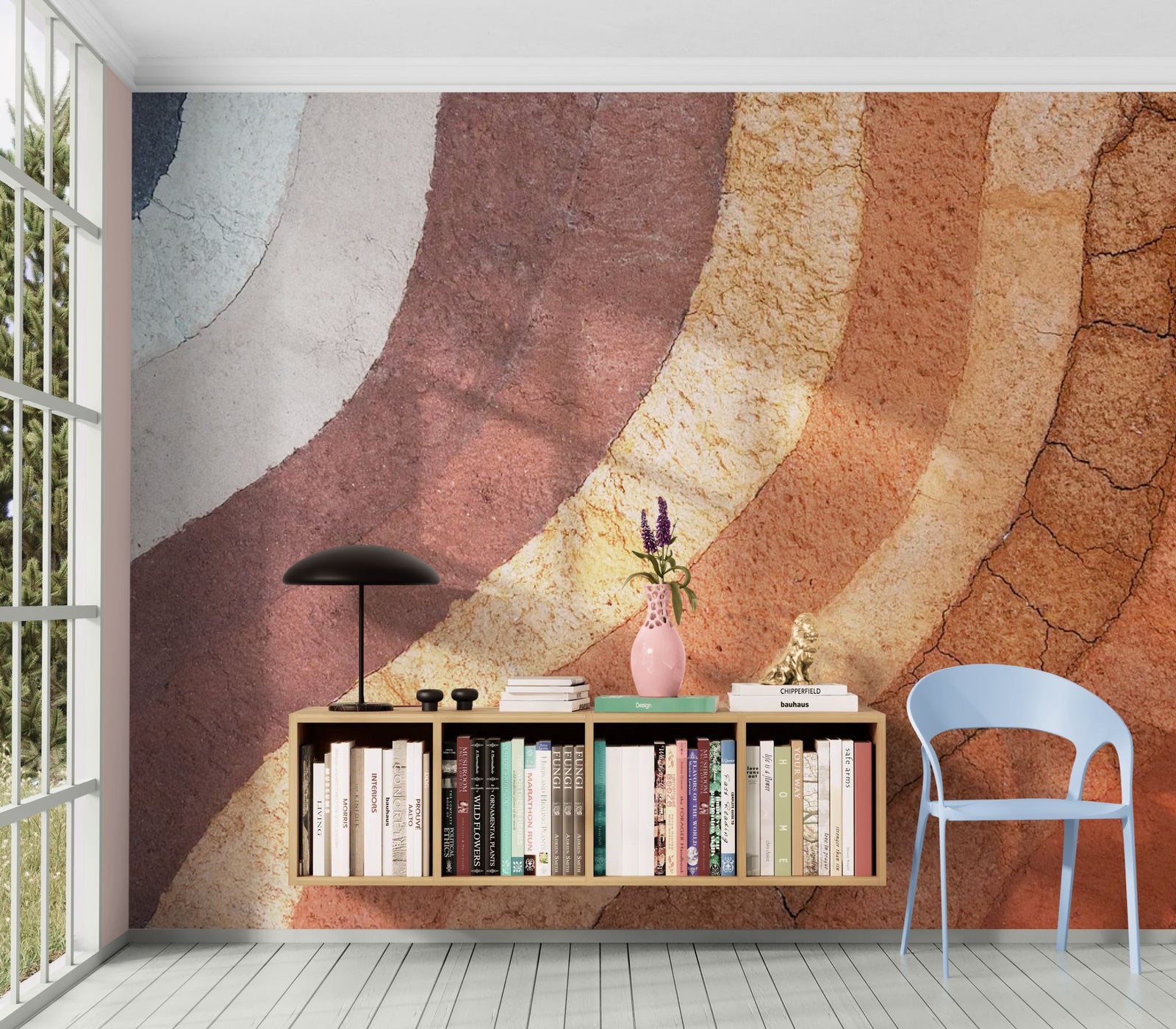 Papier Peint Terre - Couches Minérales