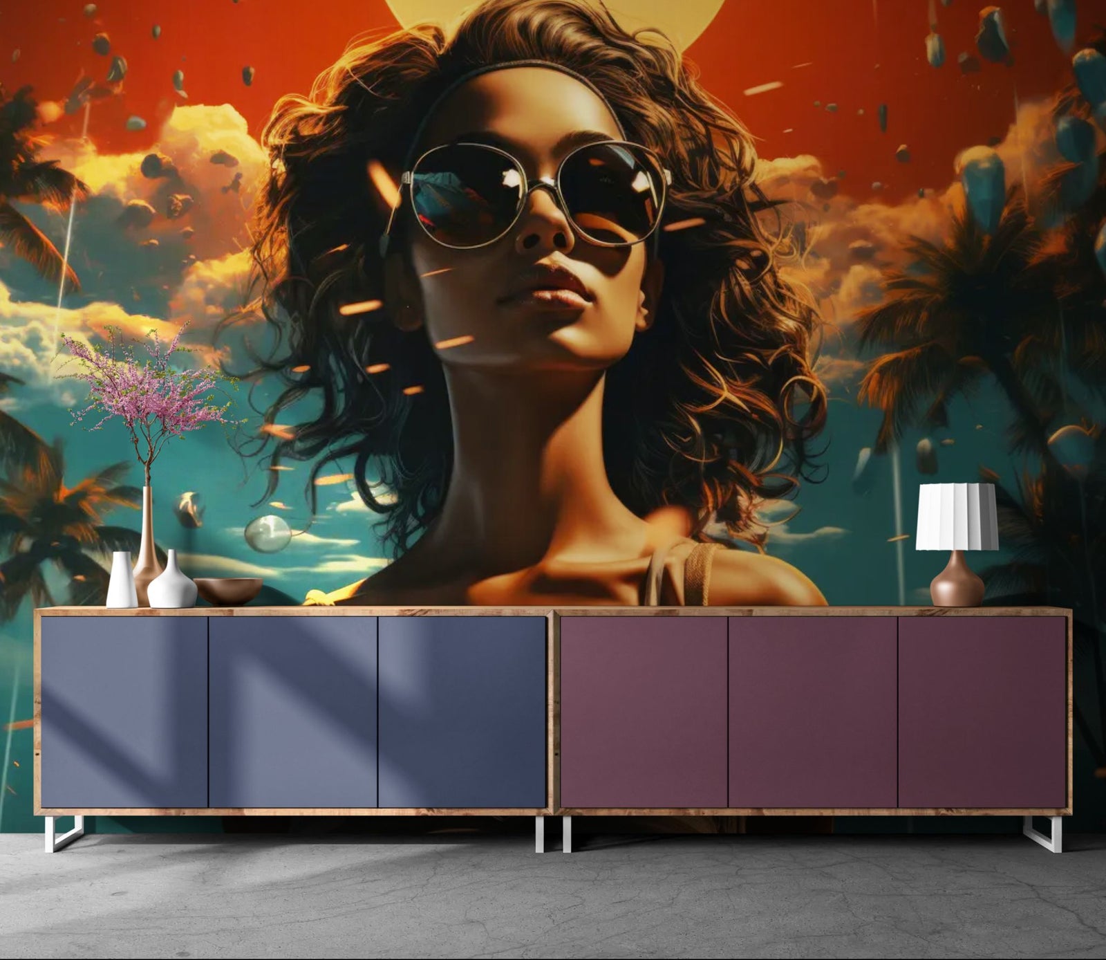 Papier Peint Summer Vibes - Reine du Soleil