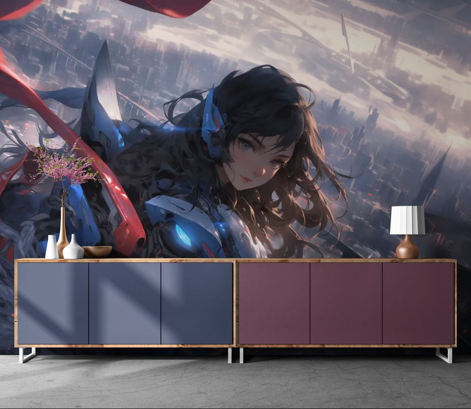 papier peint anime - guerrière en armure