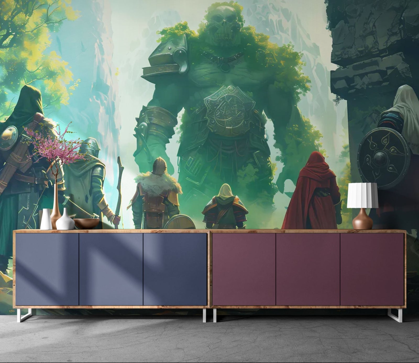 Papier Peint Fantasy - Gardien de Pierre Sacré