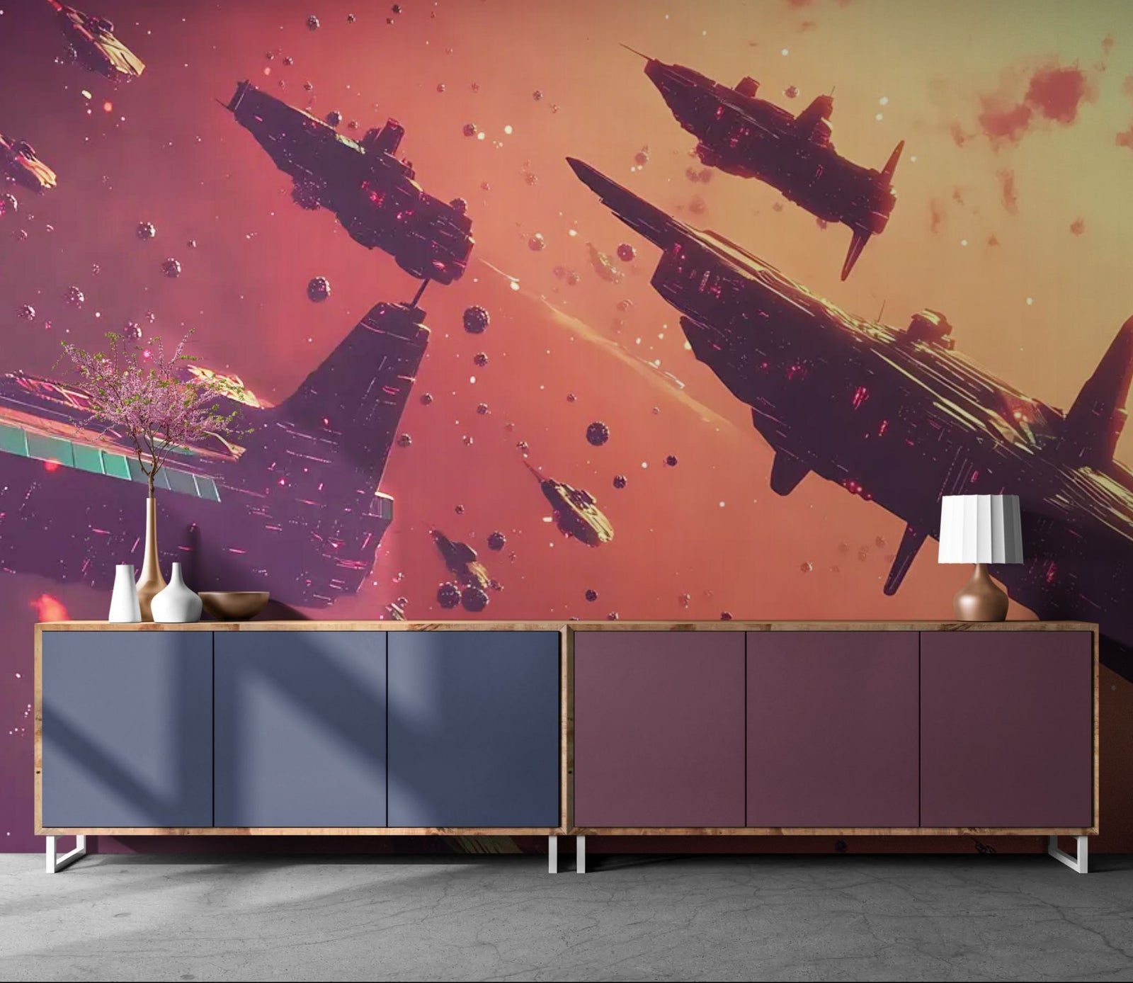 Papier Peint Sci-Fi — Armada des Étoiles