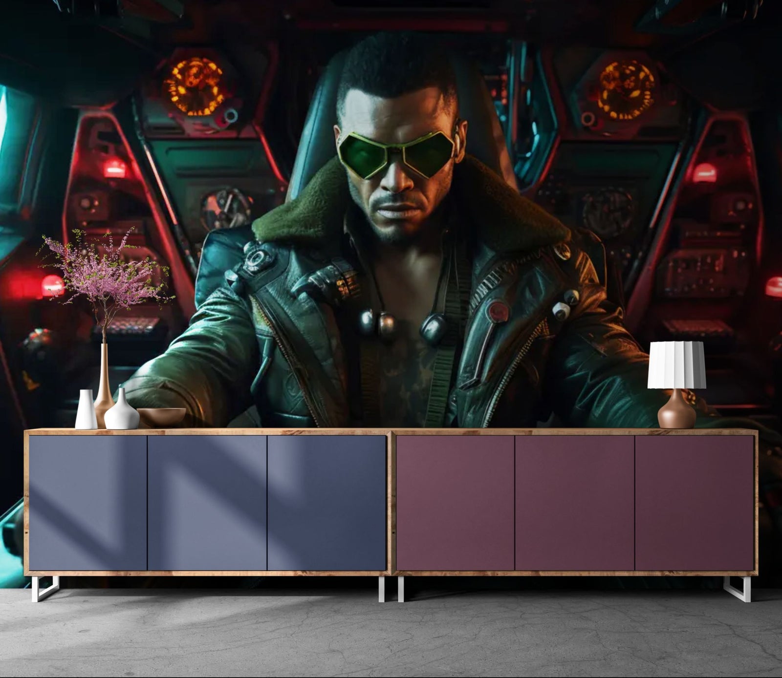 Papier Peint Cyberpunk - Commandant