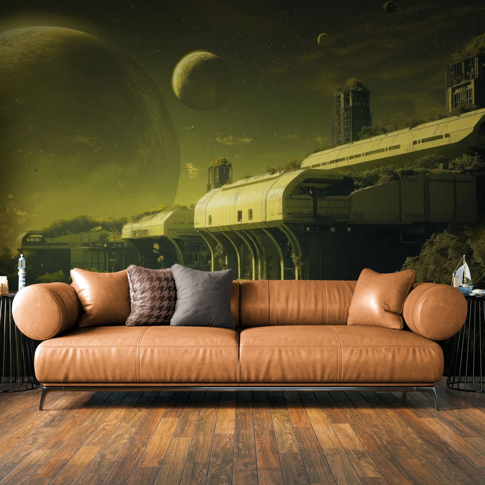 Papier Peint Science-Fiction - Colonies Interstellaires