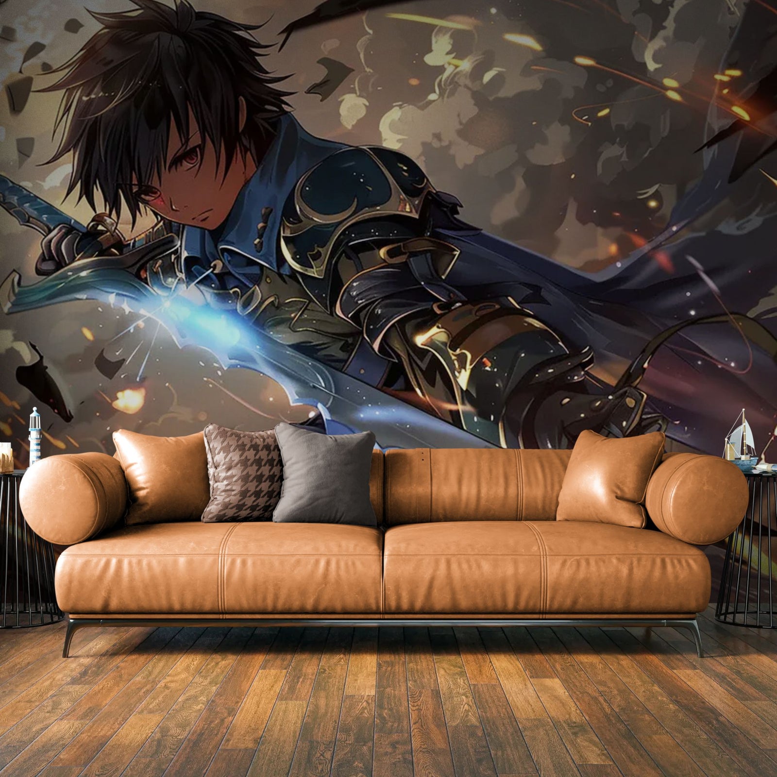 Papier Peint Anime - Guerrier Épée du Dragon