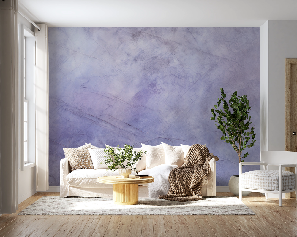 Papier peint nature - texture abstraite effet peinture violette
