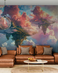 Dreamy Wallpaper – Cloudy Sky and Floating Islands