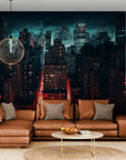 City Wallpaper – Dark Skyscrapers and Night Lights