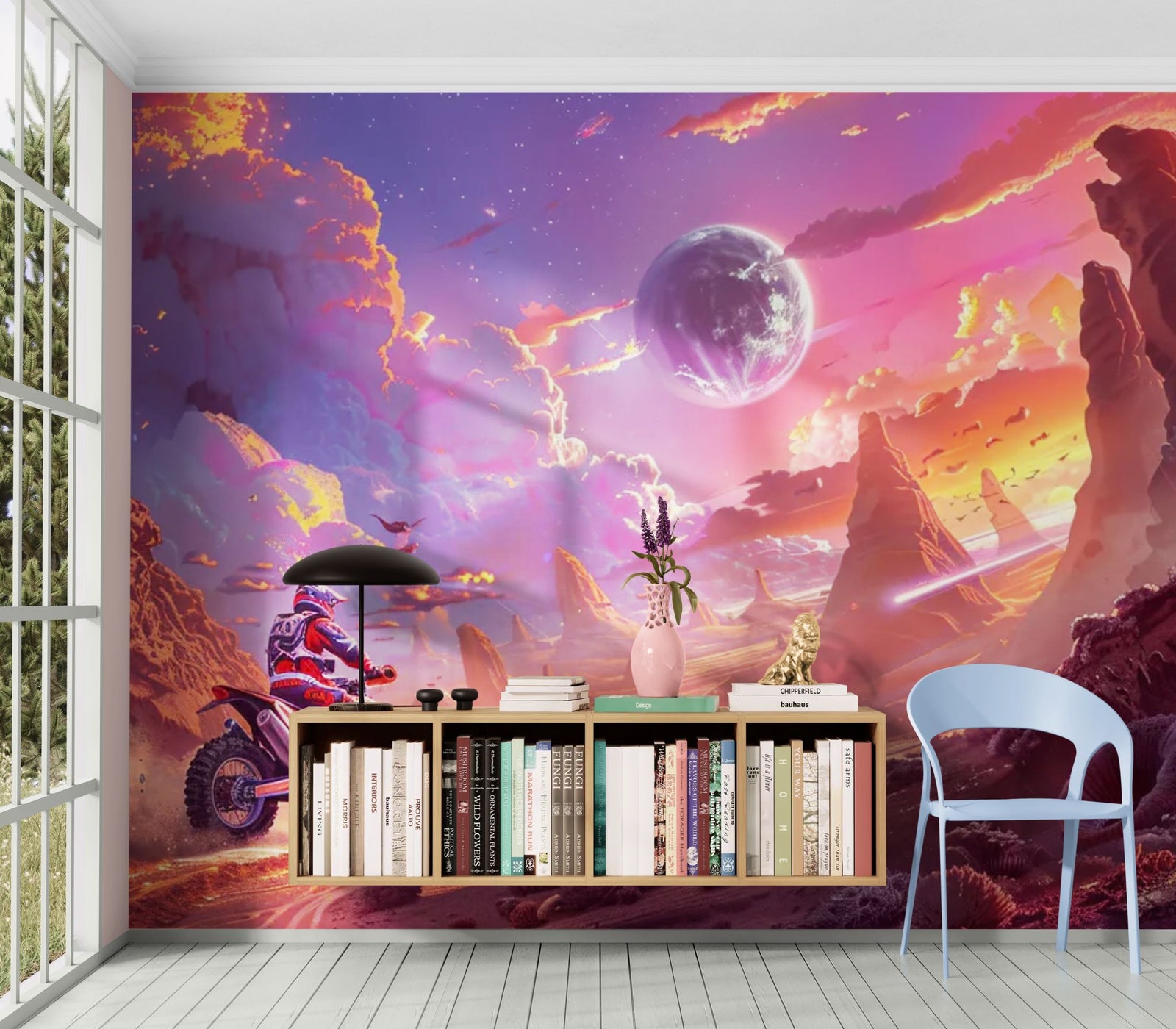 Papier Peint Espace - Piste Interplanétaire